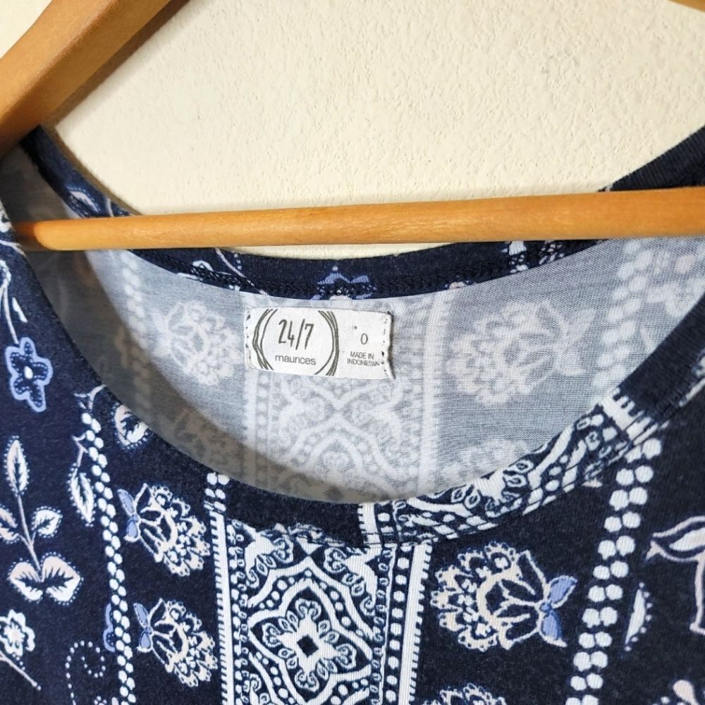 Maurices Floral Patterned Shift Dress - Picture 8 of 9